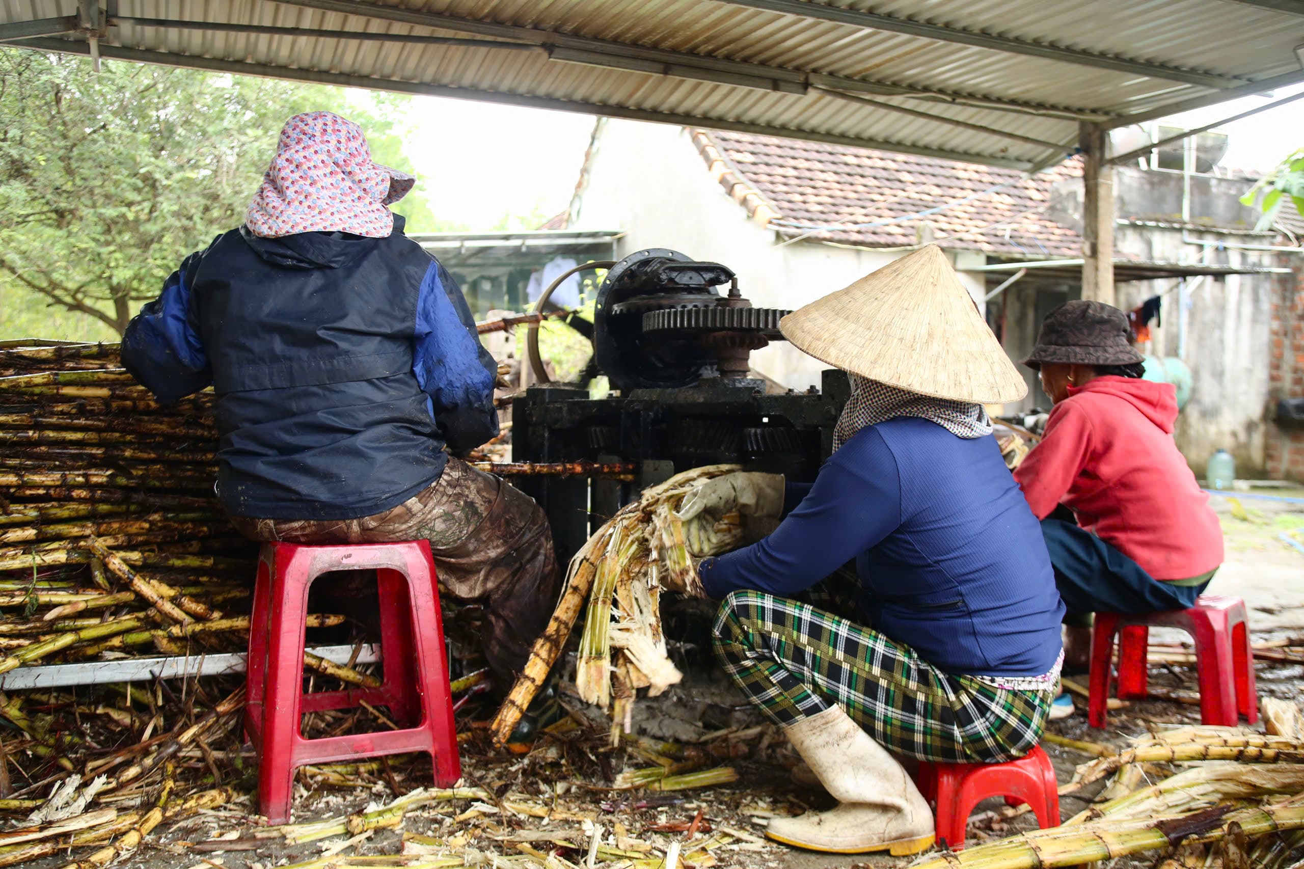 Quy trình rửa và ép mía tại lò đường